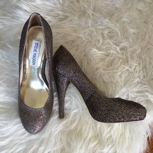 Steve Madden Glitter-multi Miami Pumps size 6 1/2